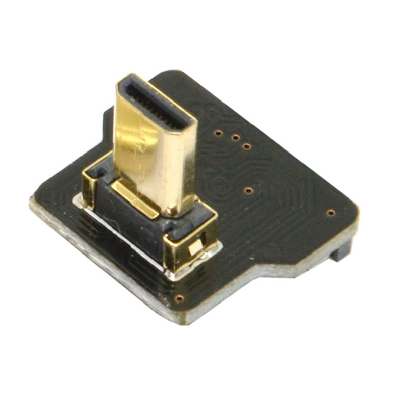 JSER CYFPV Micro HDMI Type D Male Up Angled 90 Degree for FPV HDTV Multicopter Aerial Photography - Image 4